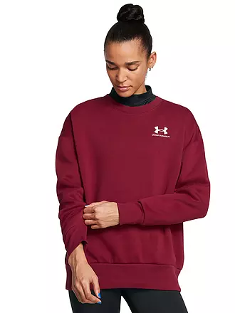 UNDER ARMOUR | Damen Hoodie UA Essential Fleece Oversized-Schnitt | 